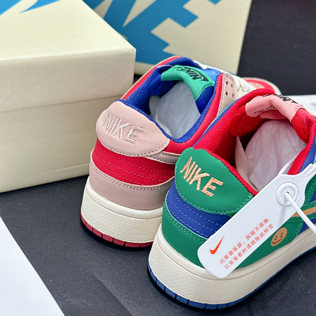 GIÀY JD CẦU VỒNG 7 MÀU LAU AU SC