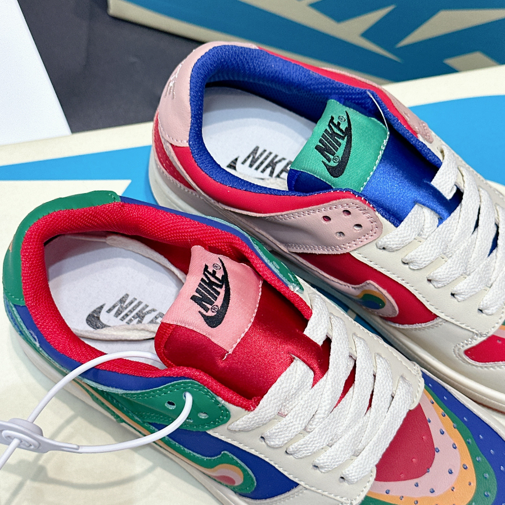 GIÀY JD CẦU VỒNG 7 MÀU LAU AU SC