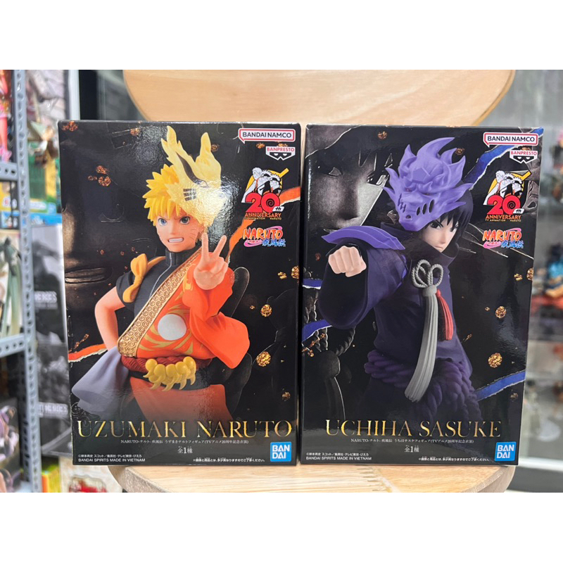 Mô hình naruto bản kỉ niệm 20 năm anime - Naruto và sasuke siêu đẹp chính hãng ban dai