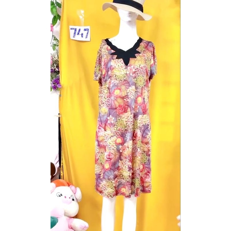 đầm hoa size M/L. S747