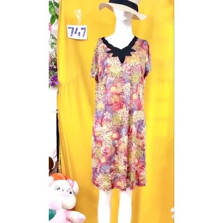 đầm hoa size M/L. S747