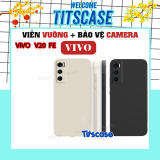 Ốp lưng Vivo V20 SE TPU mềm dẻo,cạnh vuông bảo vệ camera