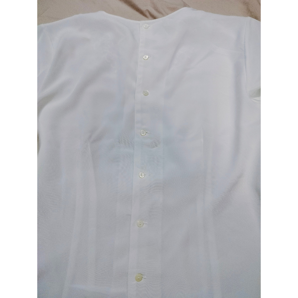 Áo sơ mi thêu Vintage Nhật size L