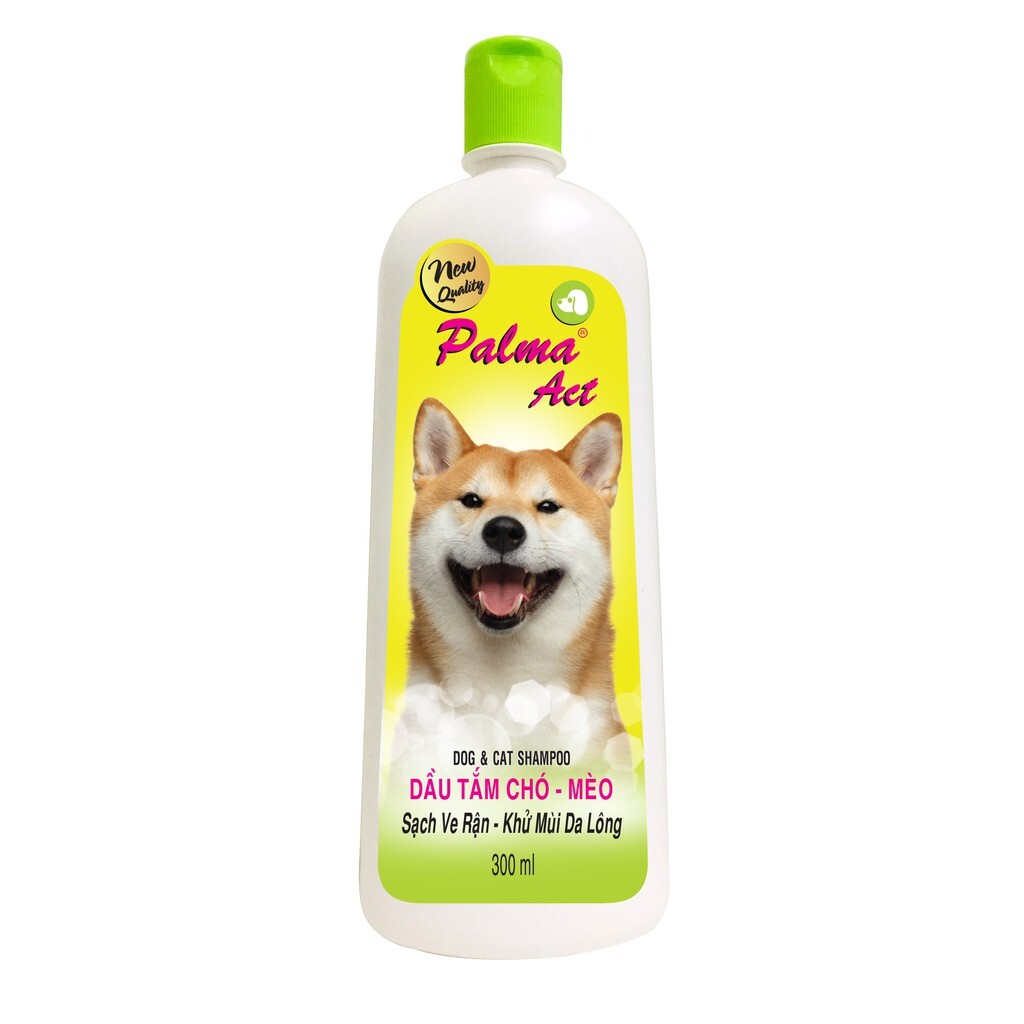 Sữa tắm cho chó Fay Palma Act 300ml, Diệt Ve Rận, Khử Mùi, Vệ Sinh Lông