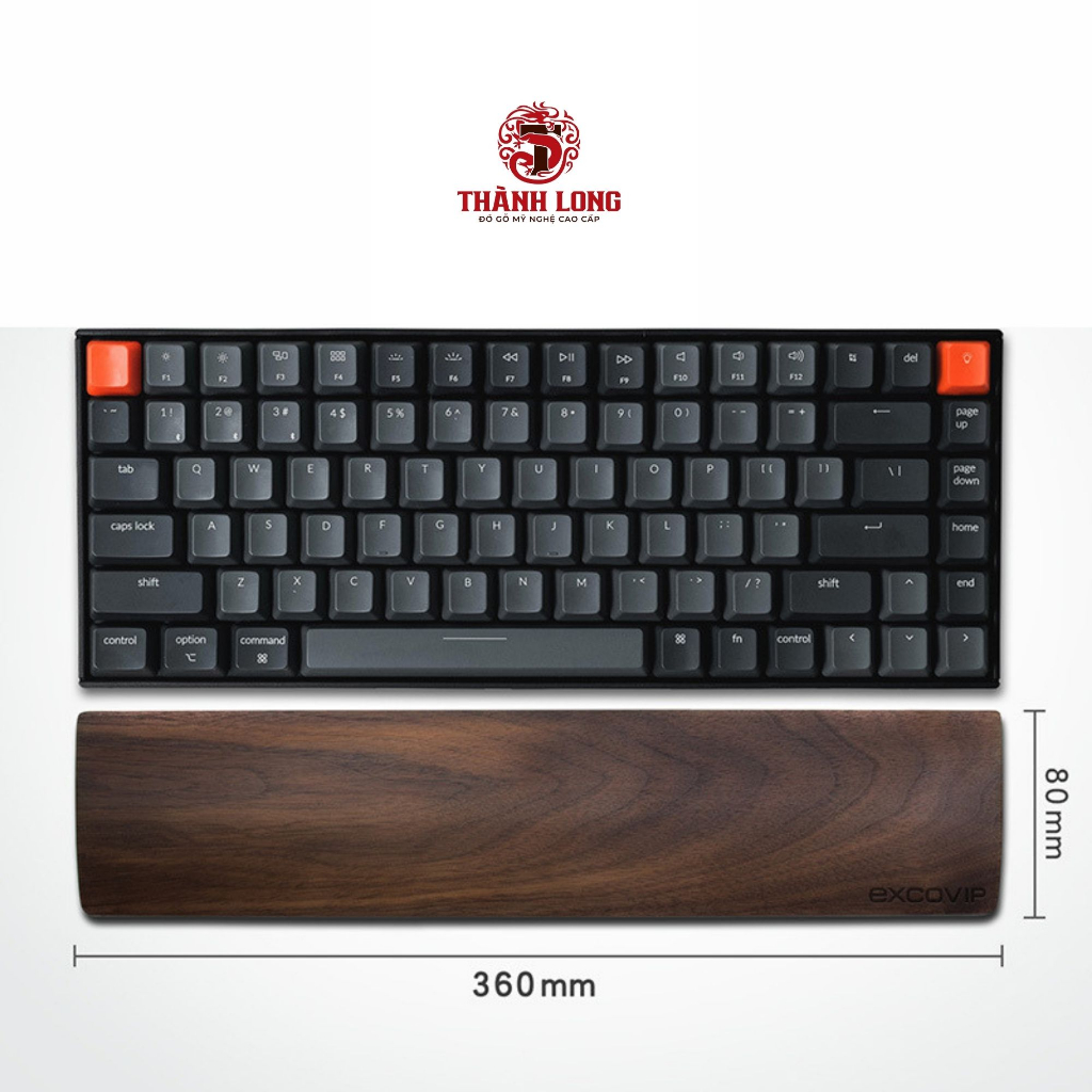 Kê Tay Bàn Phím Gỗ Huơng Đá Cao Cấp Bảo Vệ Môi Trường KT101