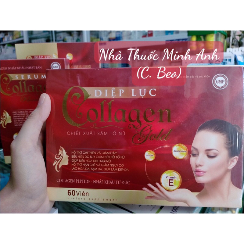 Viên uống Diệp Lục Collagen- Hàng Chính Hãng- Nhập khẩu từ Đức