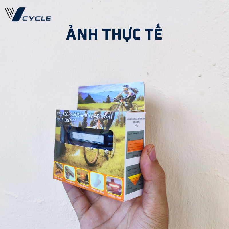 Đèn hậu xe đạp nháy 2 màu Xanh-Đỏ | Đèn hậu xe đạp nháy POLICE | Đèn chống nước sạc lại bằng cáp USB