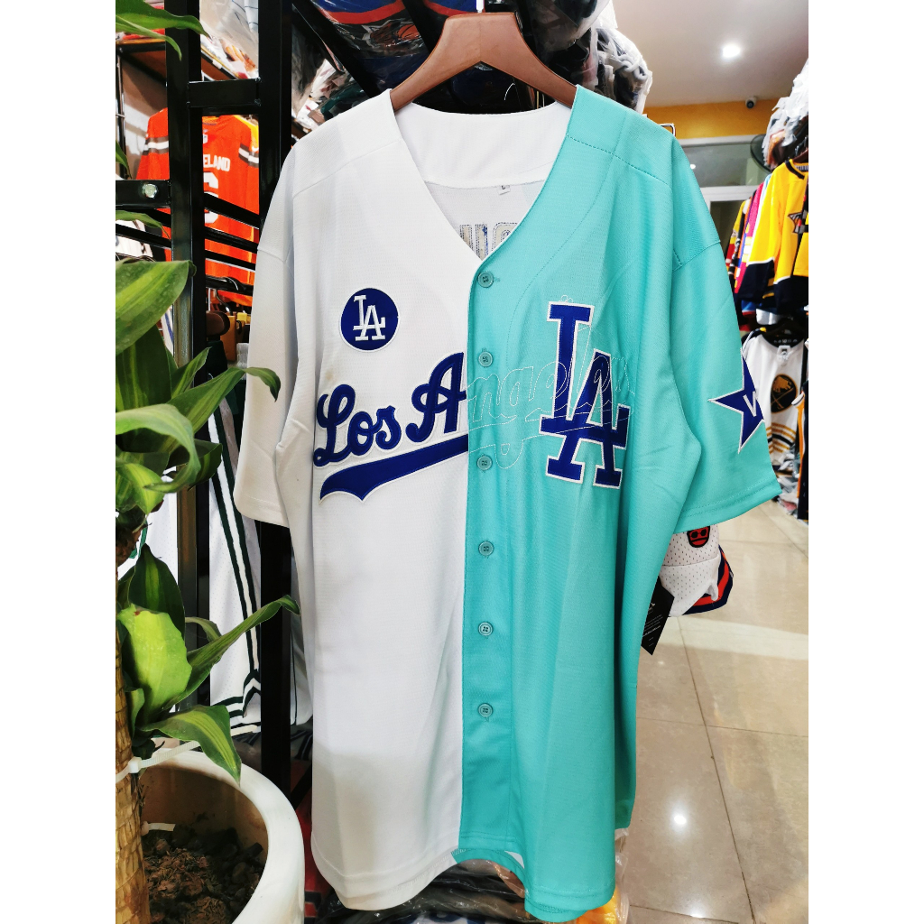 Áo bóng chày Mlb la dodgers jersey hiphop kpop Thun ba lỗ unisex nam nữ big over size thể thao gym Áo bóng rổ