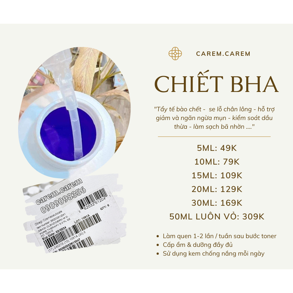 Toner tẩy tế bào chết trả khách THANH