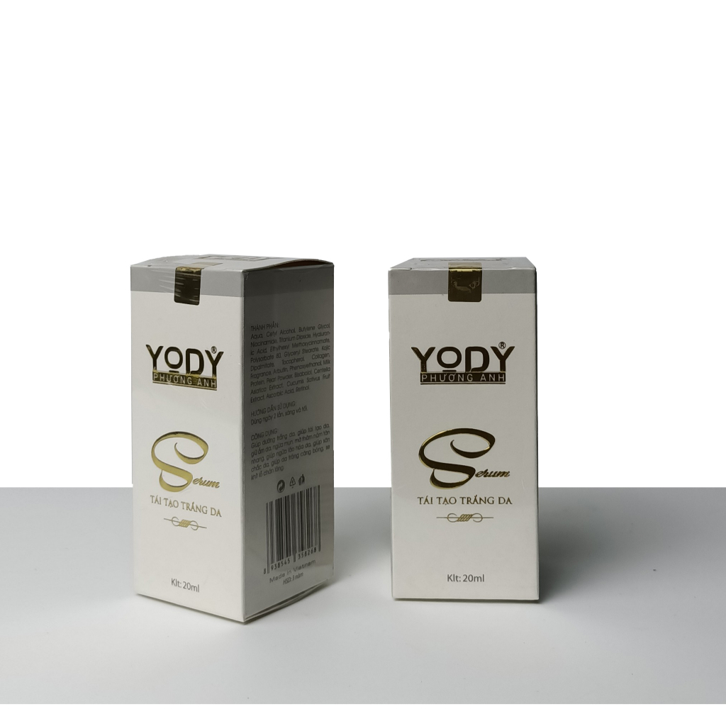 Serum tái tạo trắng da Yody White Phương Anh - Dưỡng da cấp ẩm mịn da