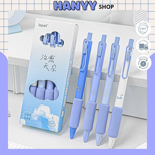 Bút gel mực đen LOPET Đám Mây Cloudy xanh