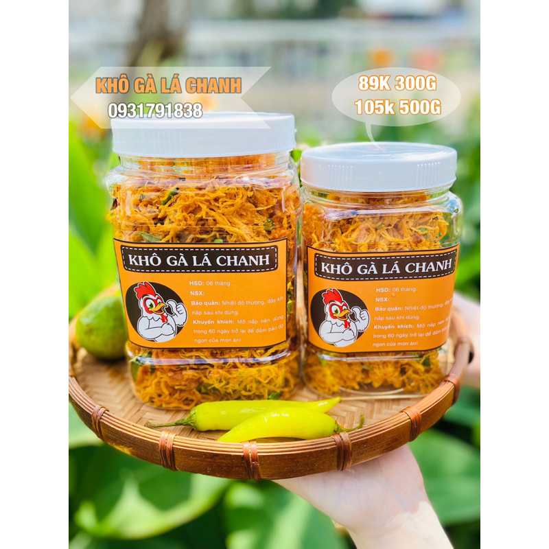Khô gà lá chanh ngon đồ ăn vặt sài gòn