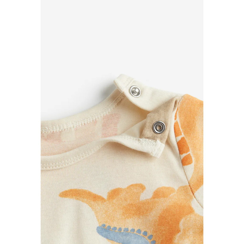 Body chíp dài tay HM Auth chất cotton 4 mùa bé sơ sinh đến 4y