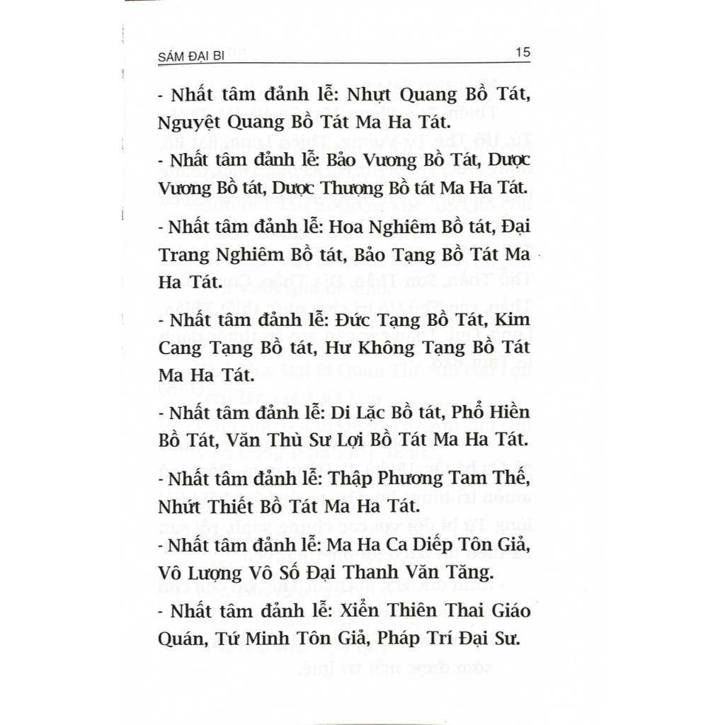 Sách - Kinh Đại Bi Sám Pháp Đại Bi Tâm Đà Ra Ni