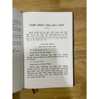 Sách - Giới Đàn Tăng ( Bìa da) - HT Thích Thiện Hòa