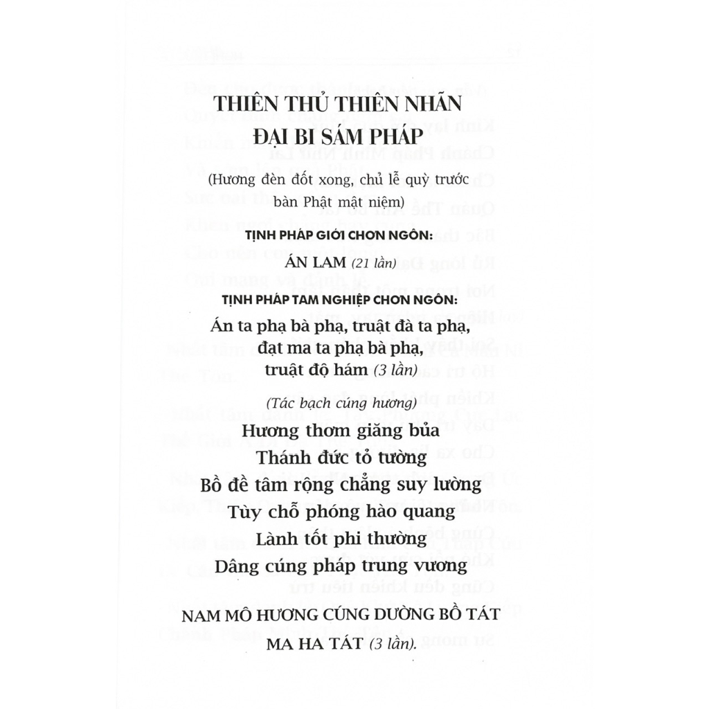 Sách - Kinh Đại Bi Sám Pháp Đại Bi Tâm Đà Ra Ni