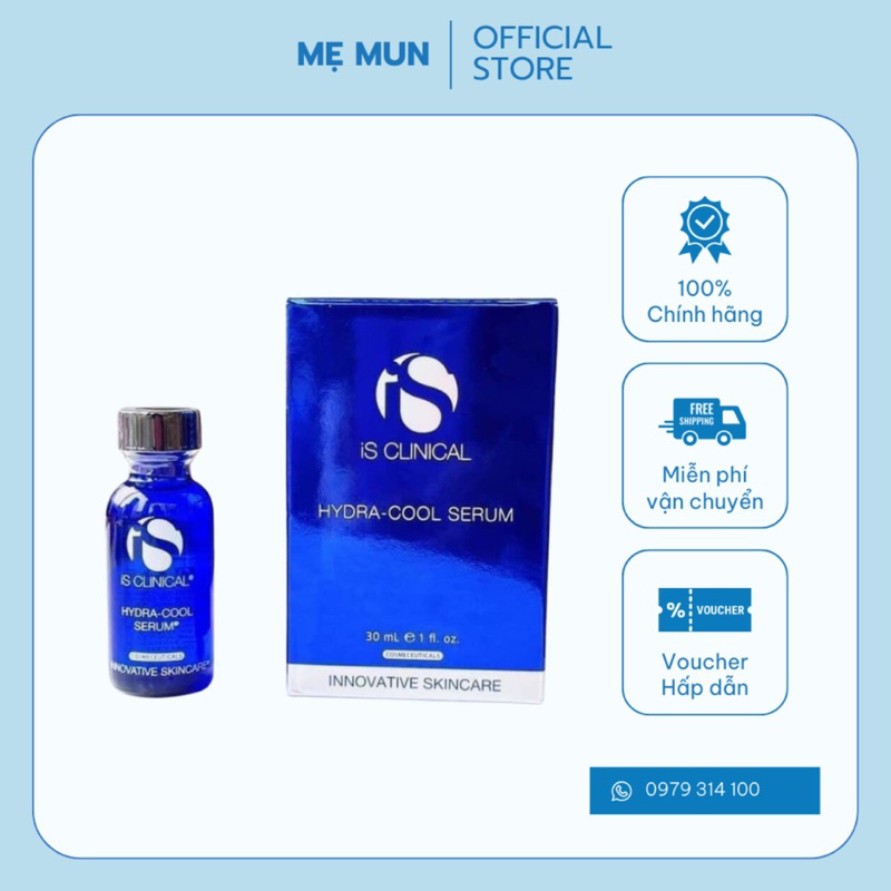 Serum Cấp Nước, Làm Dịu Và Phục Hồi Da Tổn Thương B5 + HA iS Clinical Hydra Cool H.A