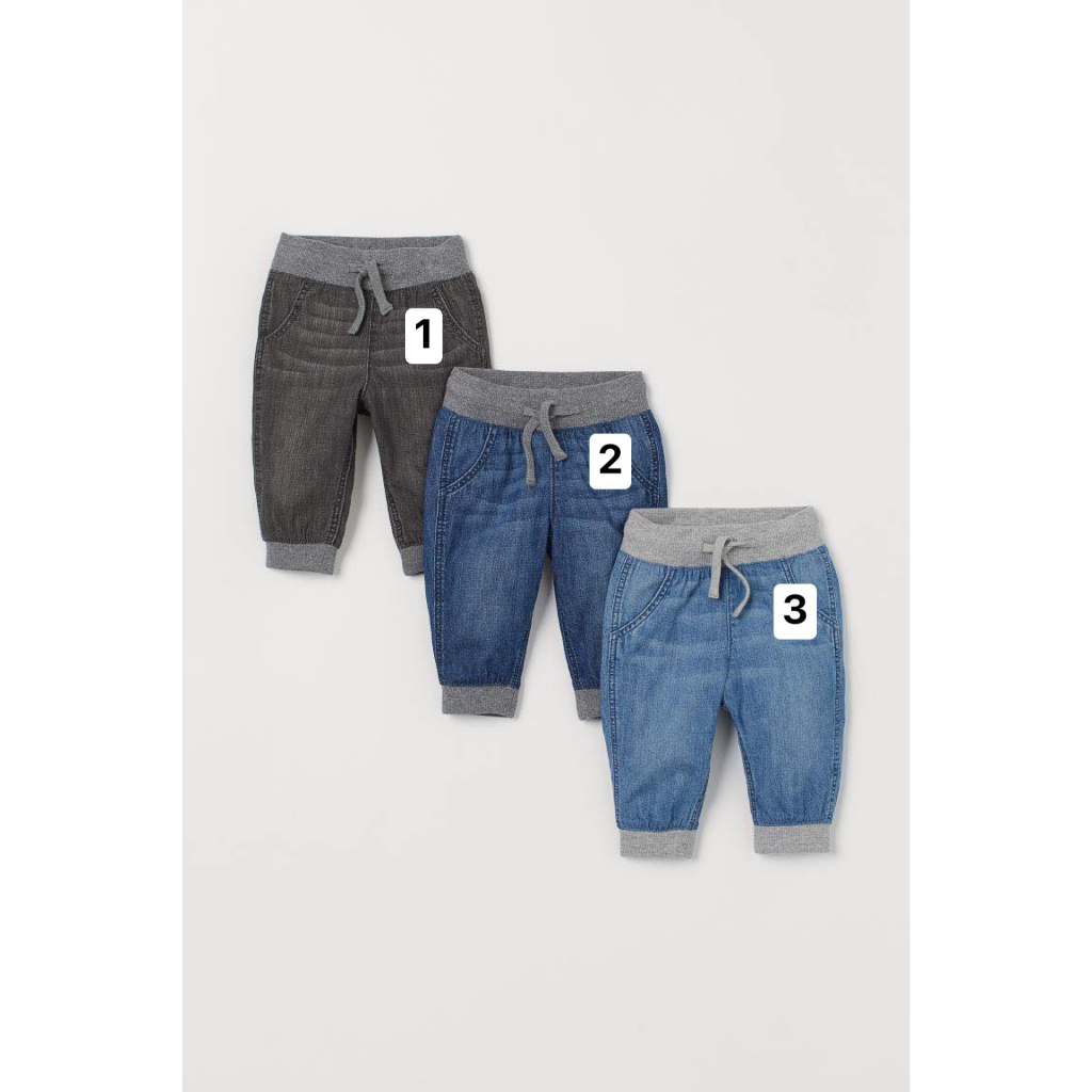 Quần denim mềm HM Auth bé trai