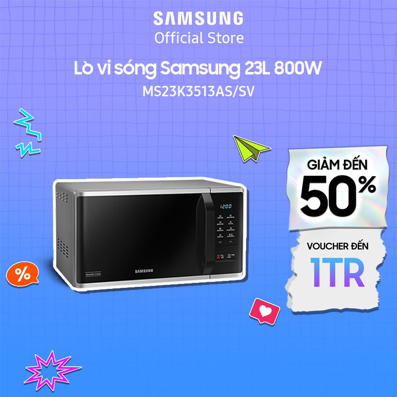 Lò vi sóng Samsung MS23K3513AS 23L 800W