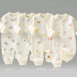 Bodysuit Sleepsuit Body dài tay Cotton organic cao cấp cho bé trai bé gái Hàng Quảng châu xuất Nhật SLT35