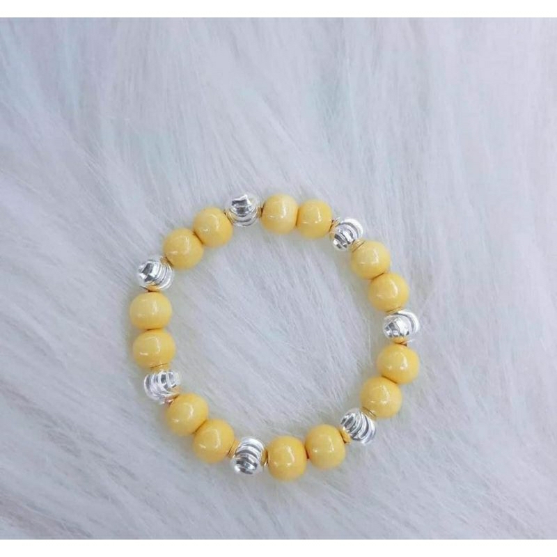 Vòng dâu tằm cho bé mix bi bạc ta. D1 Tặng kèm hạt dâu + dây dự phòng và hộp đựng