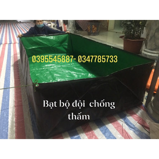 Bể bạt nuôi ốc ếch lươn cá,3x2x0,7, 4x2x0,7, 5x2x0,7 xanh bộ đội