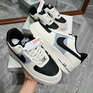 Giày thể thao sneaker sneaker af1 kem đen mẫu mới af1 custom kem đen nam nữ ảnh thật tự chụp