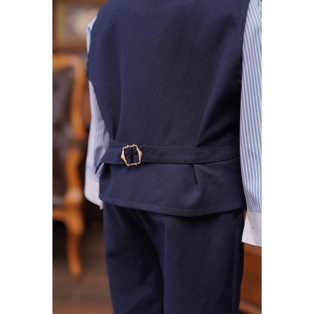 SET GILE DÀI TAY XANH NAVY CHO BÉ TRAI