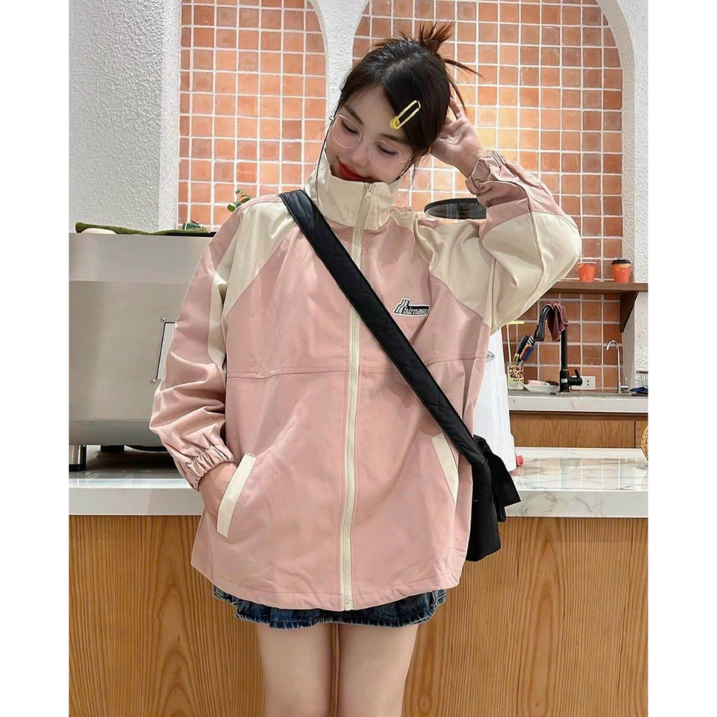 Áo Khoác Dù Meroo 2 Lớp Dày Dặn_Form Unisex Rộng Rãi Thoang Mát Hót Trend_KP