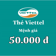 Thẻ cào viettel 50K