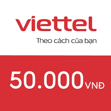 Thẻ cào viettel 50K