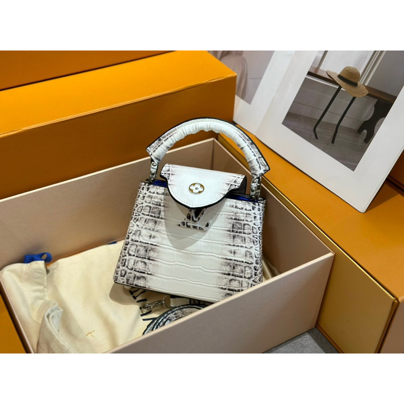 Túi xách Túi xách Louis Vuitton Capucines Himalaya MINI size 21cm fullbox vip nam châm W266-21