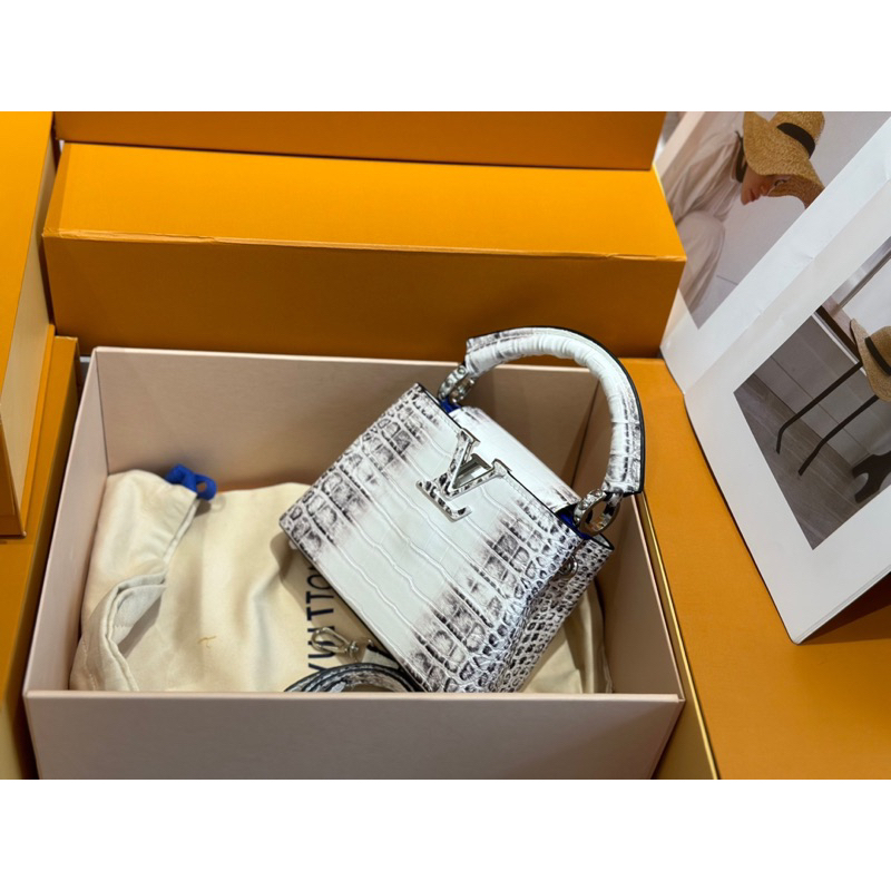 Túi xách Túi xách Louis Vuitton Capucines Himalaya MINI size 21cm fullbox vip nam châm W266-21