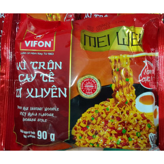 Mì trộn cay tê tứ xuyên vifon gói 90 gr