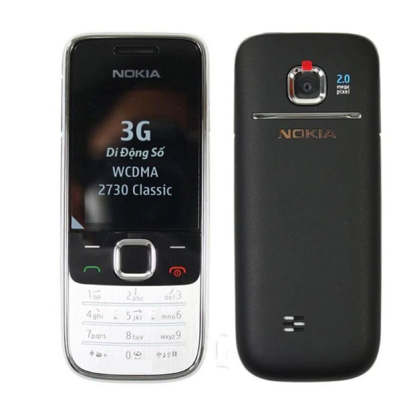Điện thoại Nokia 2730 giá rẻ mạng 3G chơi game Jav nghe nhạc FM, thời lượng pin trâu