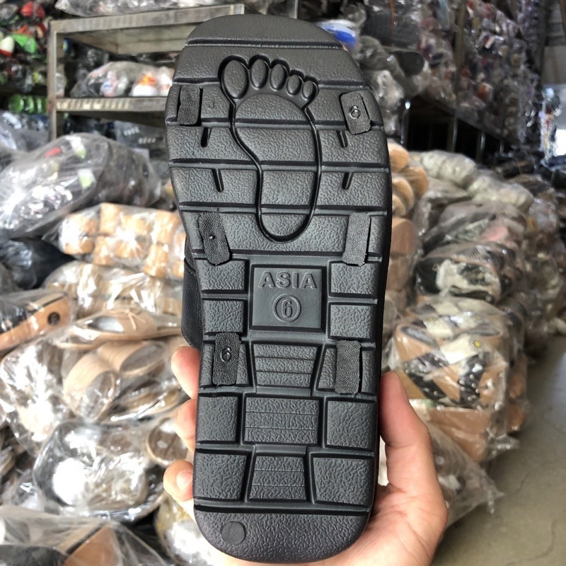 Dép xốp nam các ông trung niên chính hãng Asia siêu nhẹ siêu bền không thấm nước xuất khẩu giá rẻ