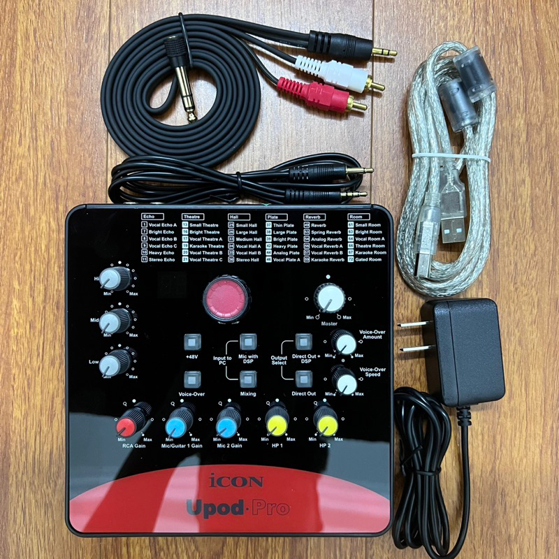 COMBO Thu Âm Micro Livestream Soundcard ICON UPOD PRO & Mic AKG P120 Đầy Đủ Phụ Kiện Bảo Hành 2 Năm