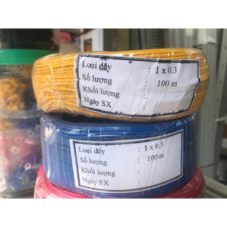 Dây điện 1x0,3 dài 100m
