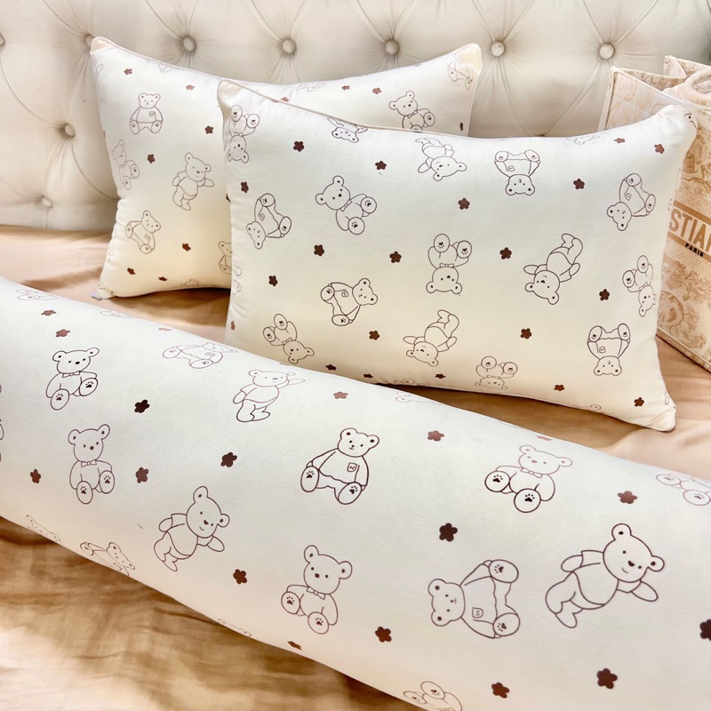 Ruột Gối Đầu, Ruột Gối Ôm Cotton Đũi Bông Xơ Trắng Hoạ Tiết Vintage