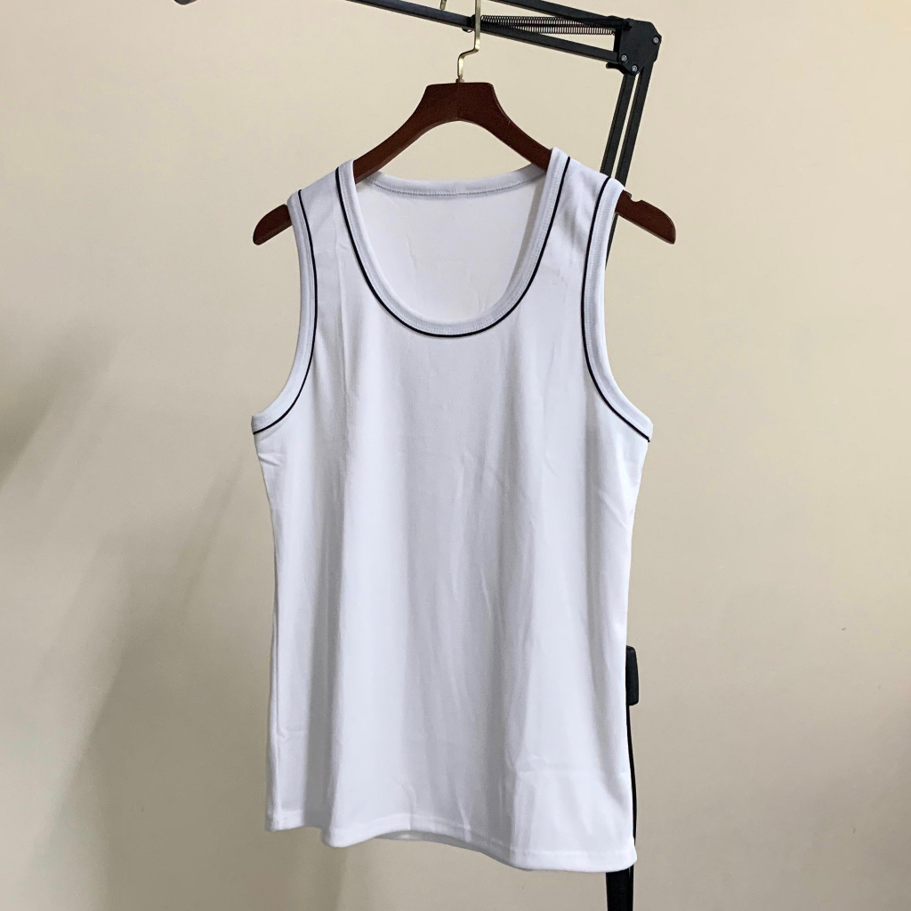 Áo Tanktop nam Thun Gân Body Phối Viền -SILAS unisex