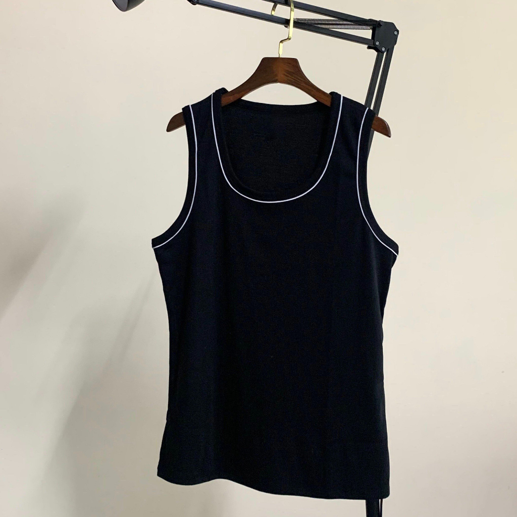 Áo Tanktop nam Thun Gân Body Phối Viền -SILAS unisex