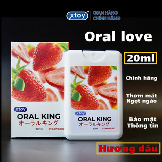 Xịt thơm miệng XTOY Oral King hương dâu ngọt ngào, thơm miệng, sạch sẽ thơm tho - 20ml