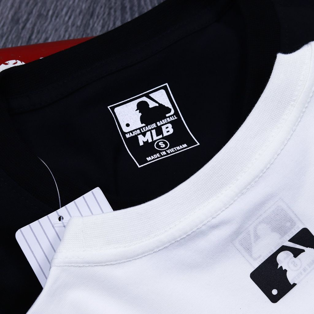 Áo Thun MLB NY Form Rộng Tay Lỡ,  Áo Phông Nam Nữ Vải Cotton 100% Thoáng Mát