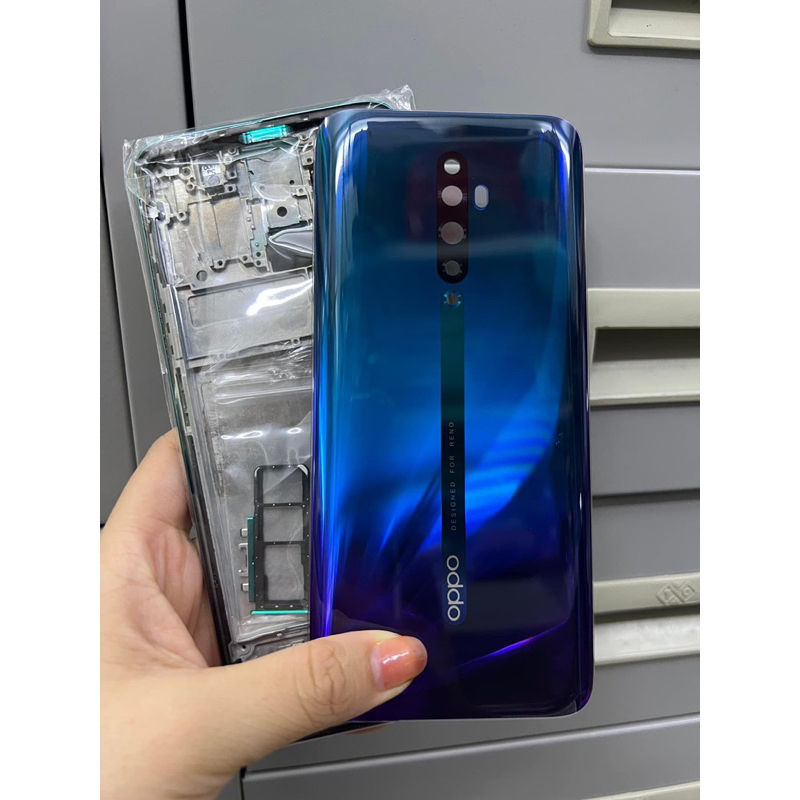 Vỏ oppo reno 2F trắng,xanh lá,xanh đen