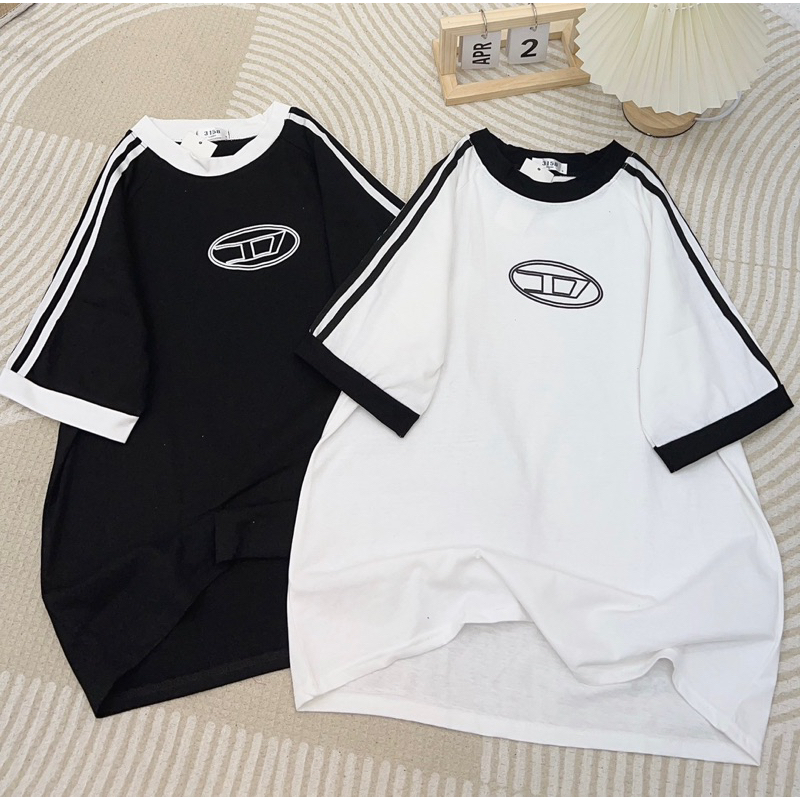 Áo thun chất cotton khô 3158 - rót viền D