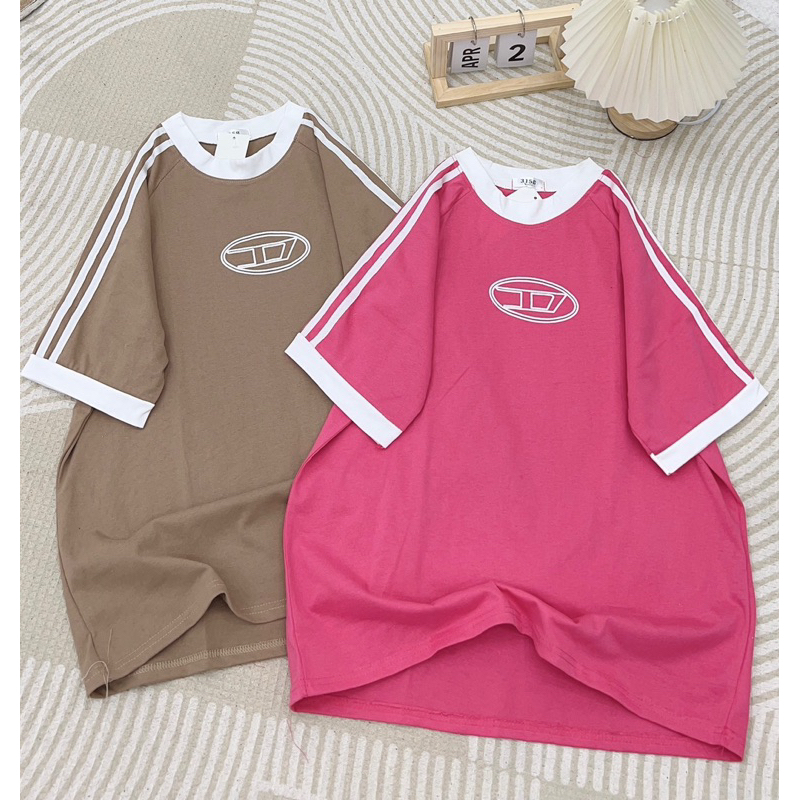 Áo thun chất cotton khô 3158 - rót viền D