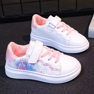 Giày Thể Thao Cho Bé Gái sz 26-37,Giày Bata Bé Gái Da Mềm Giày Công Chúa Elsa Hoa Tuyết Quai Dán [giaydeptreemkieusashop