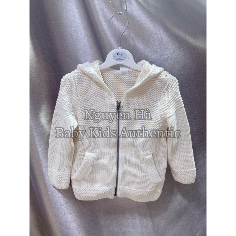 Áo khoác len mềm cho bé gái 18-24m 2y