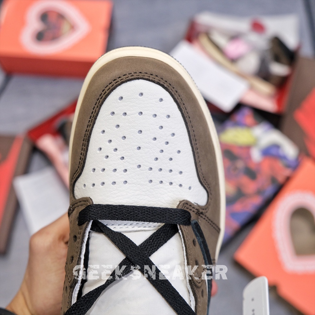 Giày Sneaker Air J.D 1 High Travis Scott - Phiên bản TC