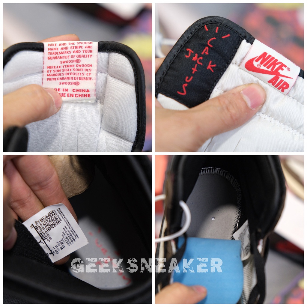 Giày Sneaker Air J.D 1 High Travis Scott - Phiên bản TC